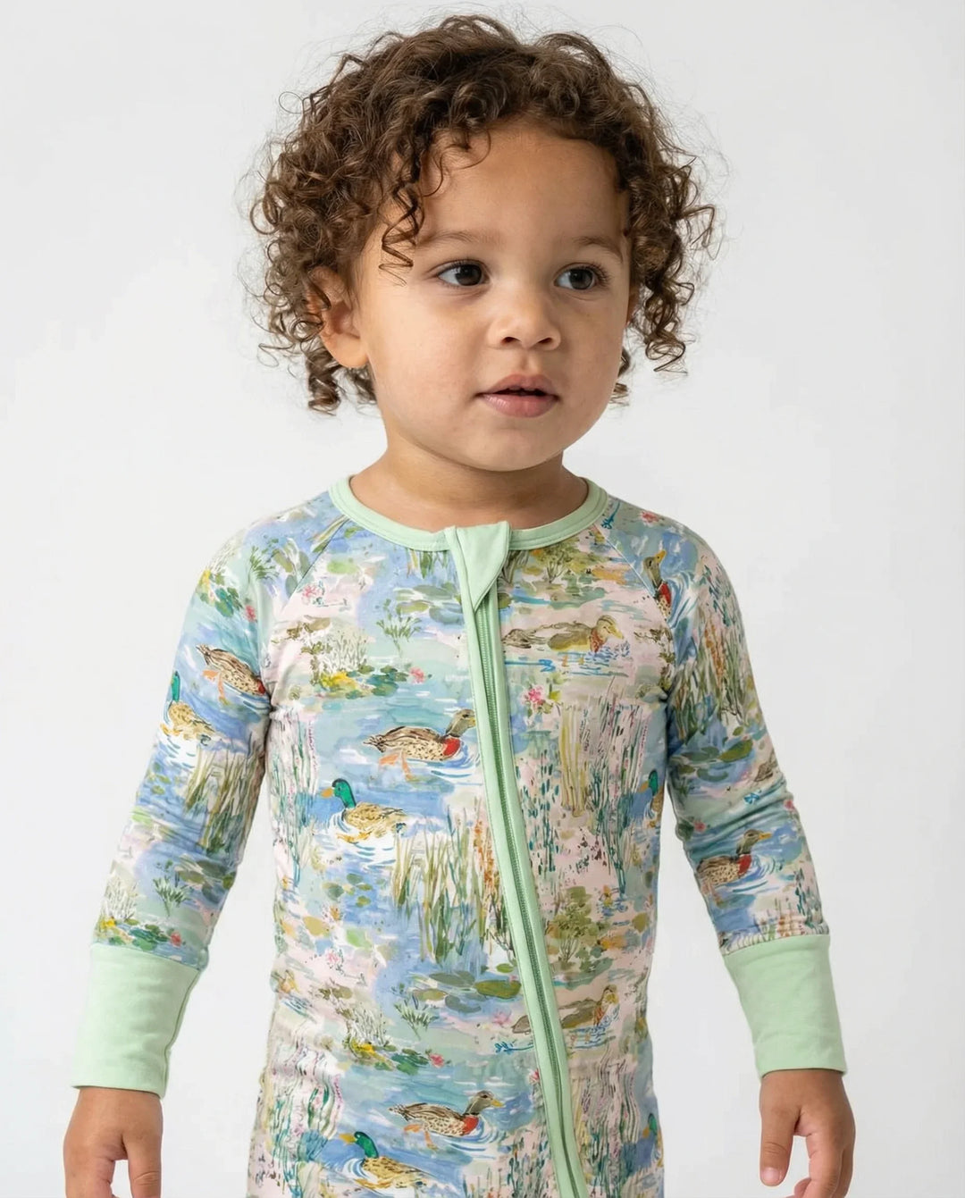Watercolor Mallard Duck Bamboo Convertible Zippy