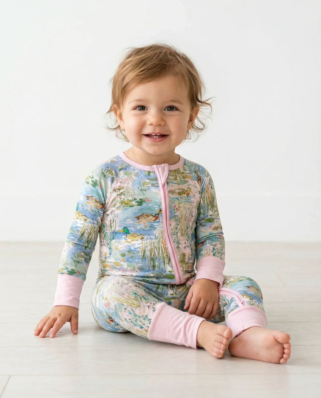 Watercolor Mallard Duck Bamboo Convertible Zippy