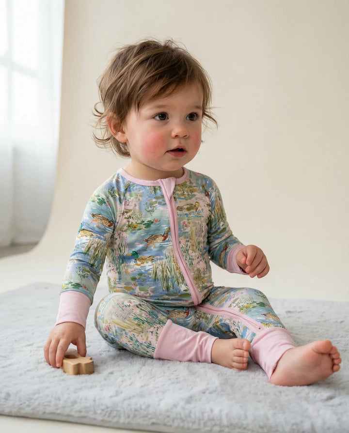 Watercolor Mallard Duck Bamboo Convertible Zippy