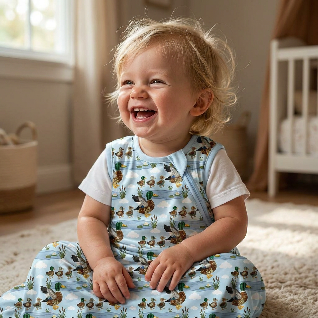 Happy Duckling Swim Bamboo Sleep Bag