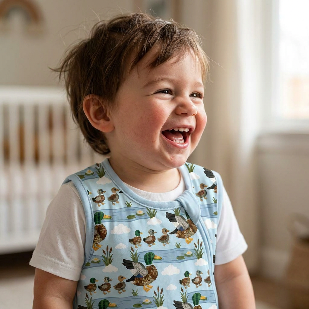 Happy Duckling Swim Bamboo Sleep Bag