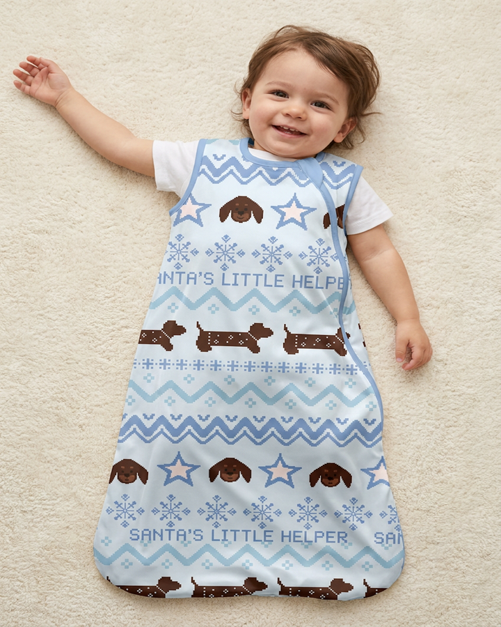 Snowy Puppy Dream Bamboo Sleep Bag