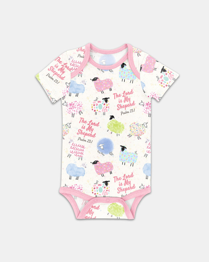 The Lord Is My Shepherd Psalm 23 Bamboo Bodysuit