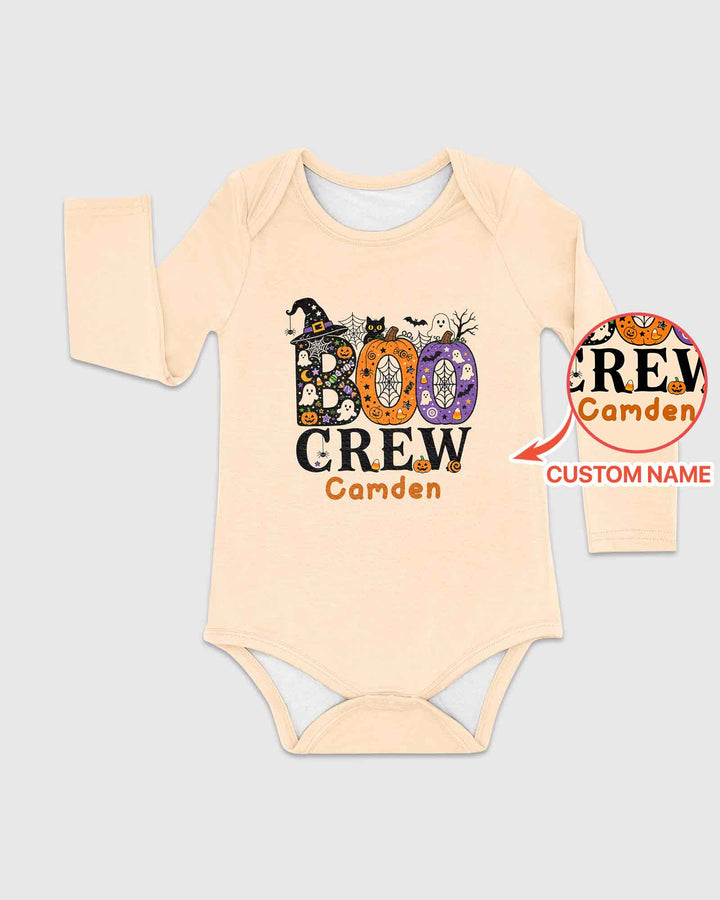 Personalized Boo Crew Bamboo Bodysuit