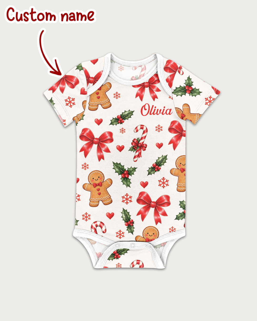 Gingerbread Cuddles Bamboo Bodysuit