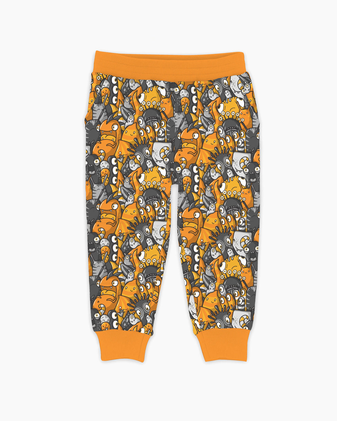 Colorful Doodle Monster Friends Bamboo Jogger