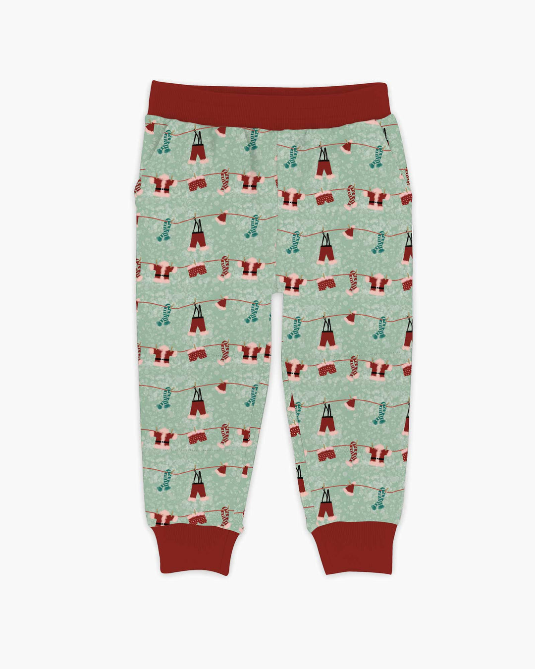 Santa In The Snow Bamboo Jogger