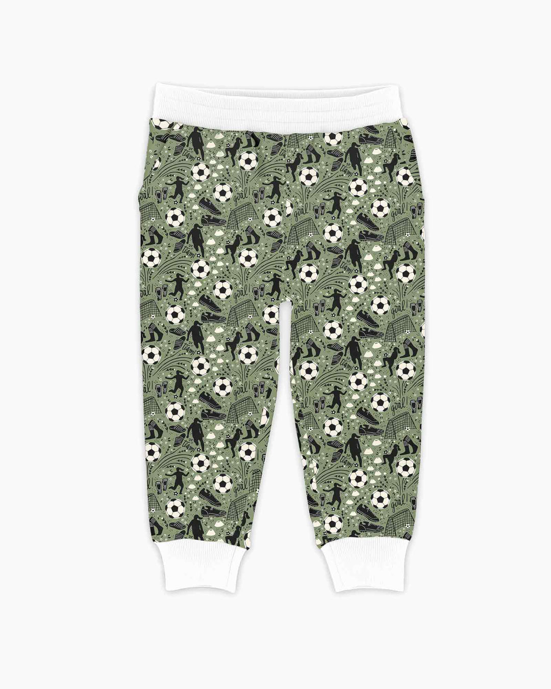 Sage Green Soccer Dreams Bamboo Jogger