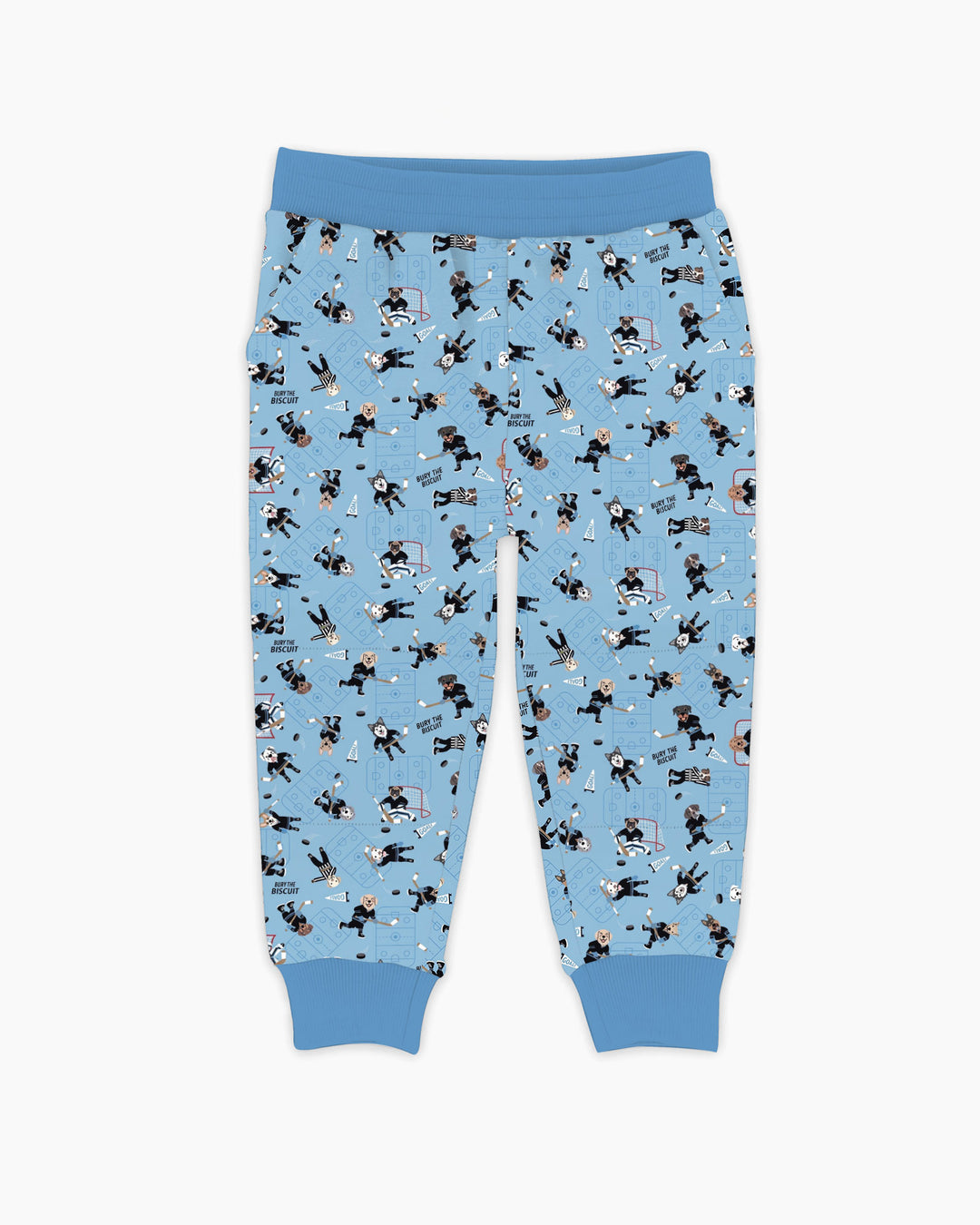 Hockey Dogs - Blue and Black Bamboo Jogger