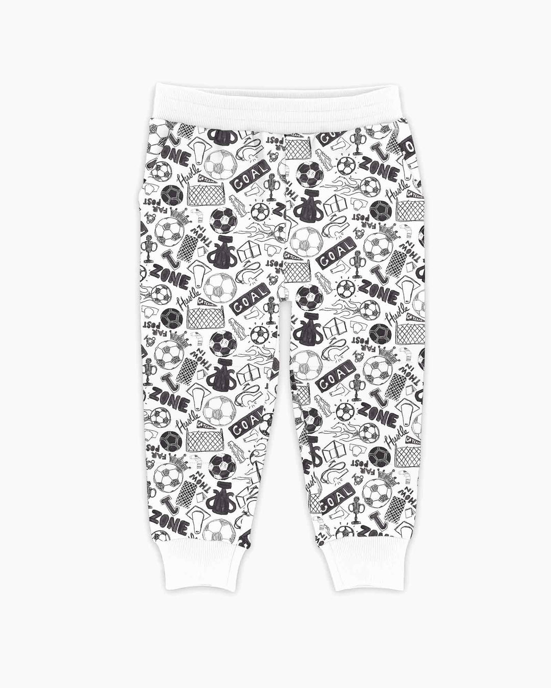 Soccer Doodle Bamboo Jogger
