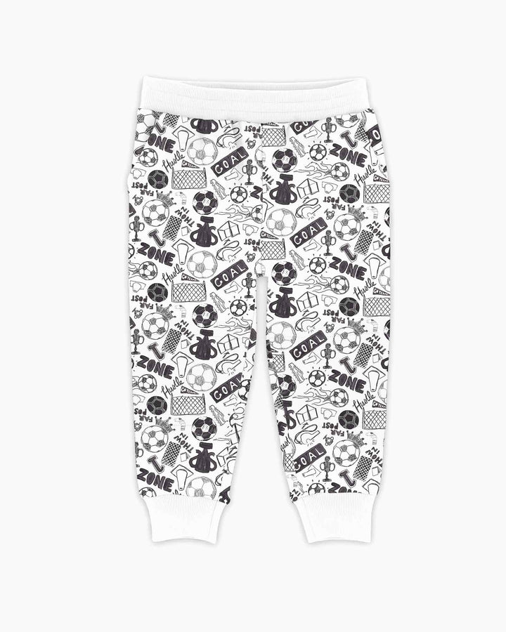 Soccer Doodle Bamboo Jogger