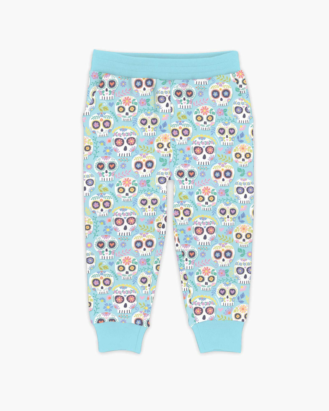 Floral Skull Bamboo Jogger