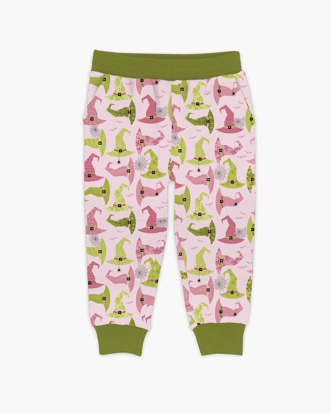 Pink Witch Hat Halloween Bamboo Jogger