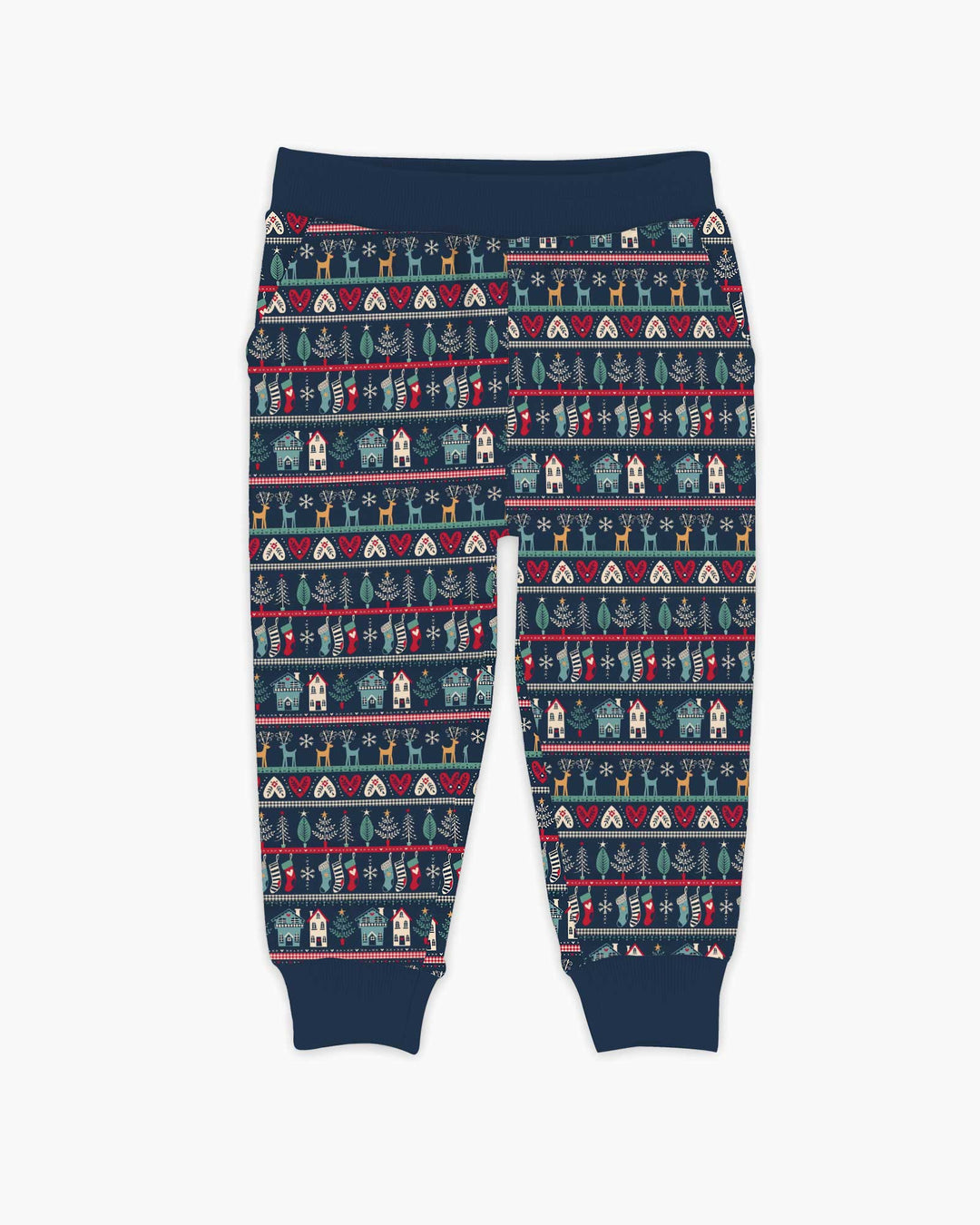 Vintage Nordic Christmas Bamboo Jogger