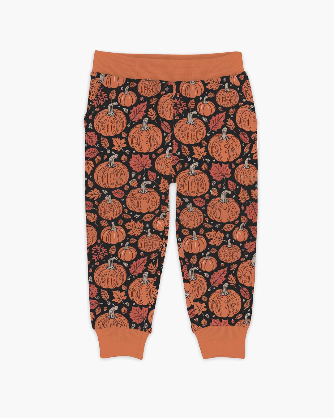 Retro Halloween Pumpkins Bamboo Jogger