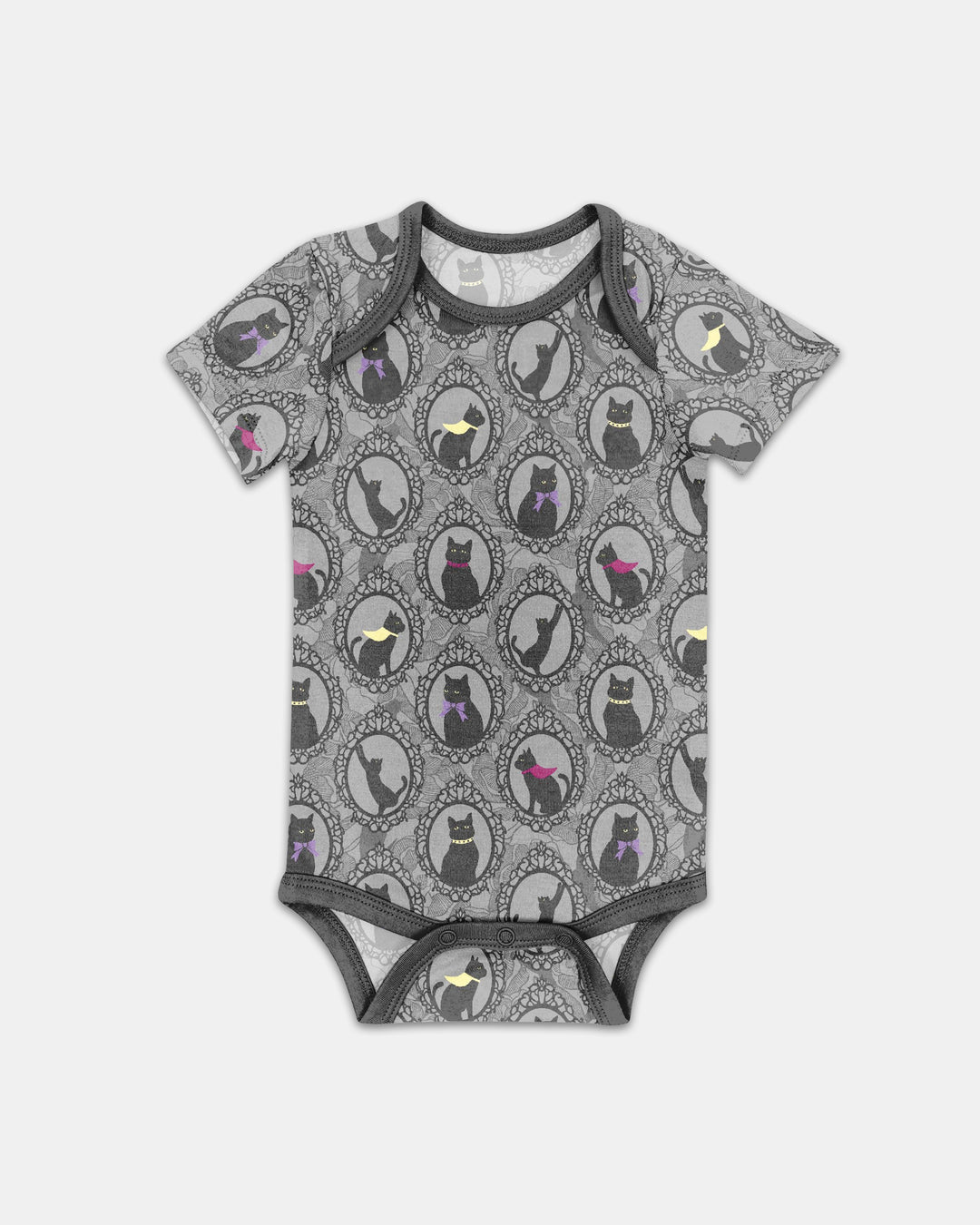 Midnight Cat Parade Bamboo Bodysuit