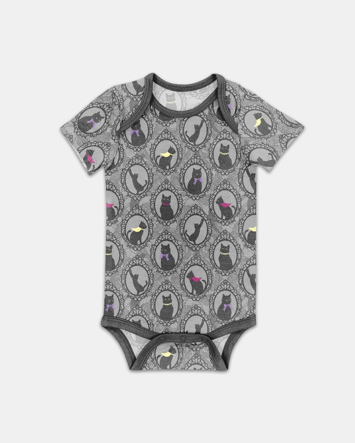 Midnight Cat Parade Bamboo Bodysuit