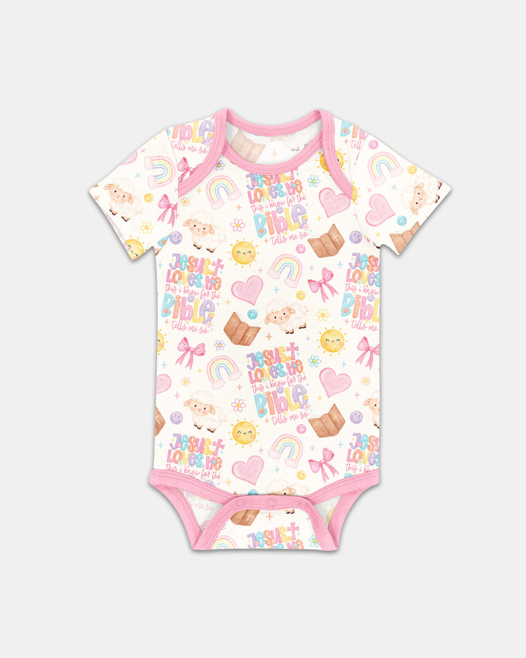Jesus Loves Me This I Know Bamboo Bodysuit