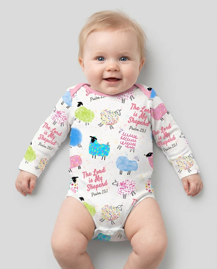The Lord Is My Shepherd Psalm 23 Bamboo Bodysuit