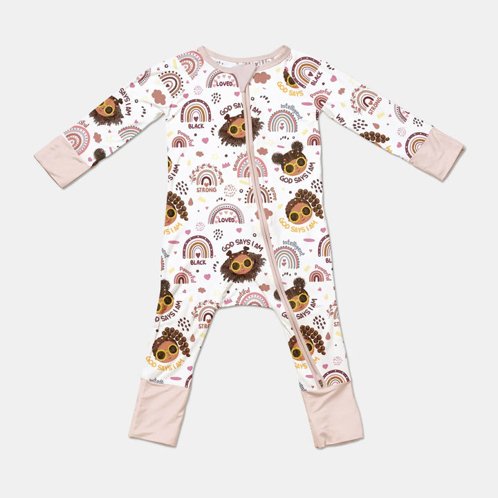 Afro African American Girl Bamboo Convertible Zippy