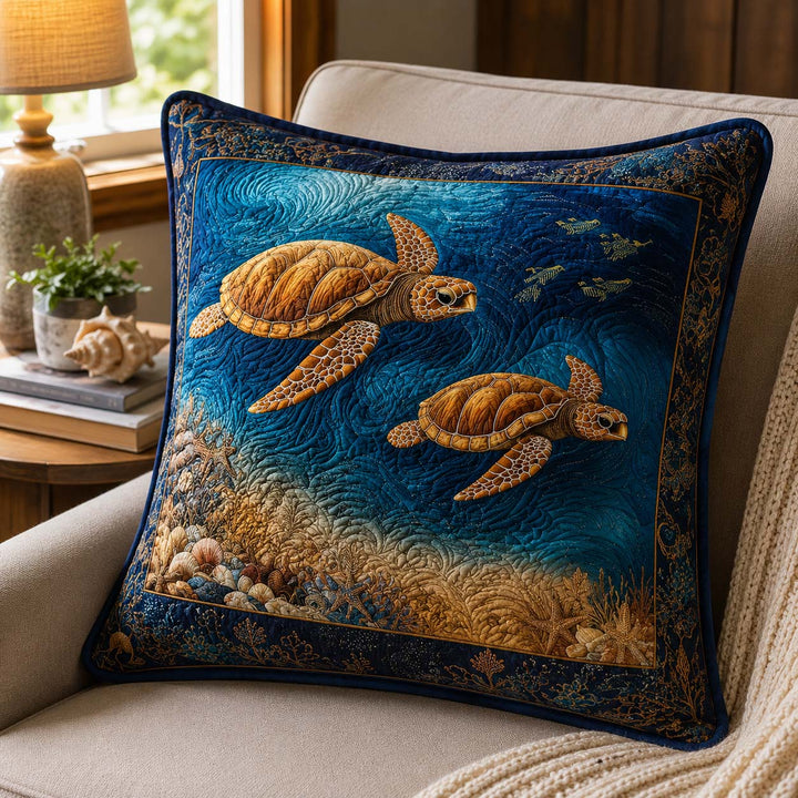 Turtle Island Bamboo Quilt Pillow Case