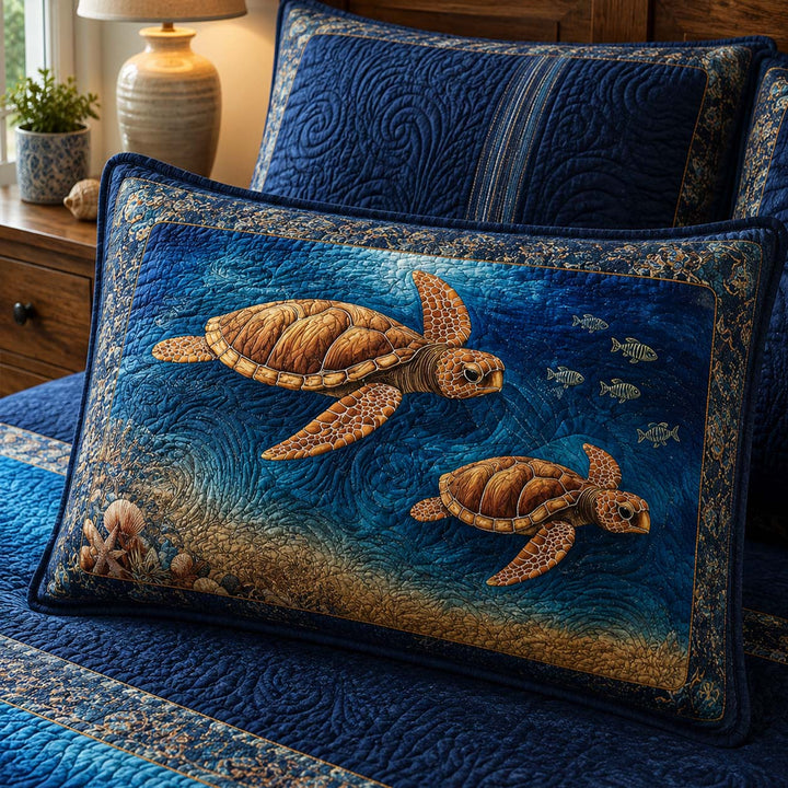Turtle Island Bamboo Quilt Pillow Case