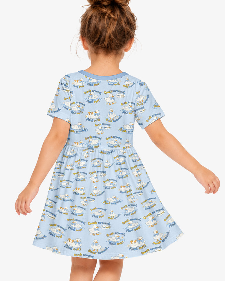 The Duck Around Bamboo Twirl Dress