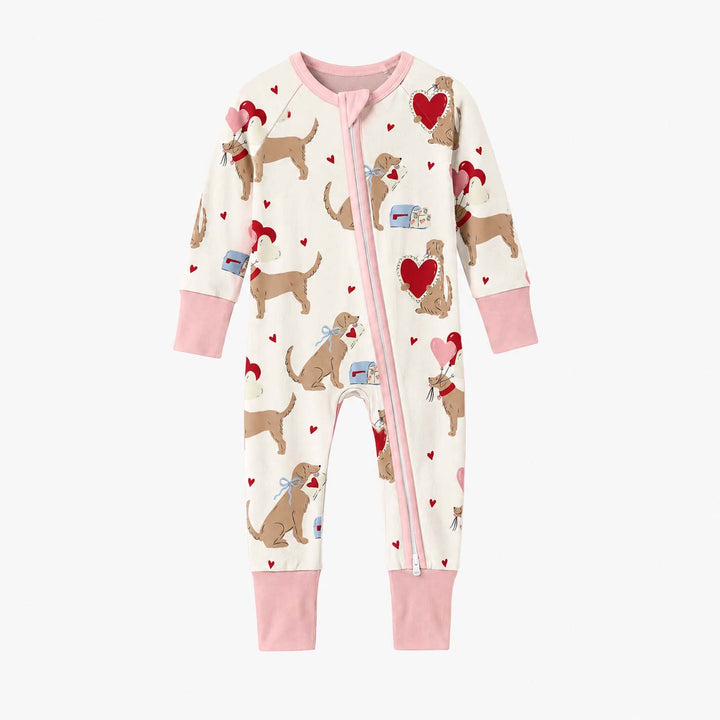 Valentine Love Dogs Bamboo Convertible Zippy