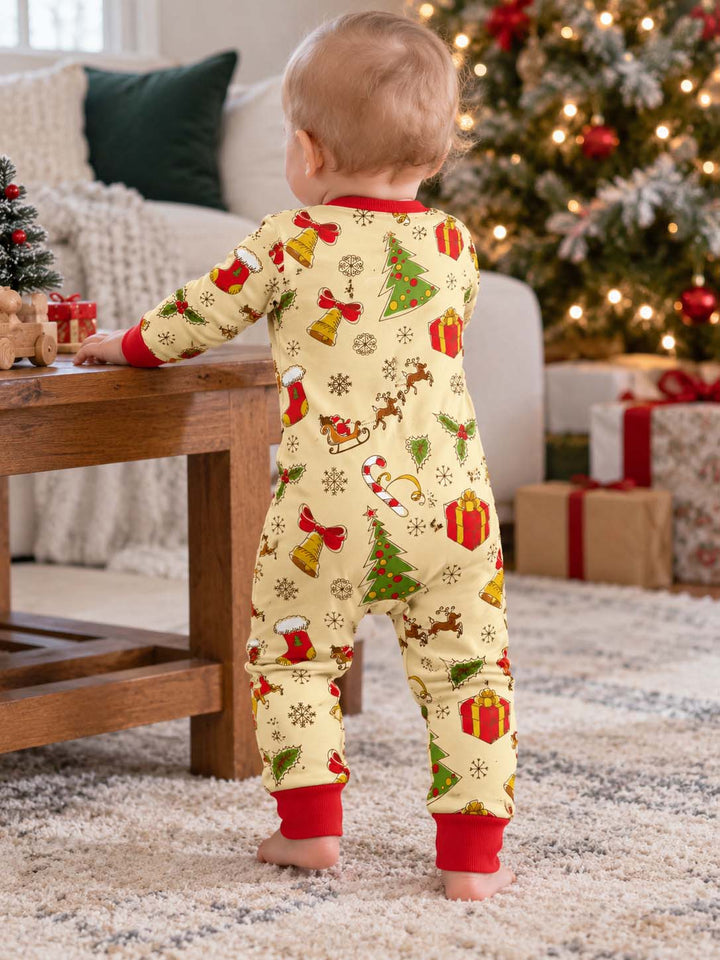 Vintage Christmas Cheer Bamboo Convertible Zippy