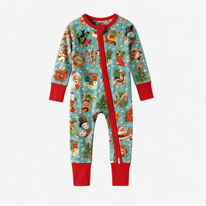 Vintage Christmas Cutouts Bamboo Convertible Zippy