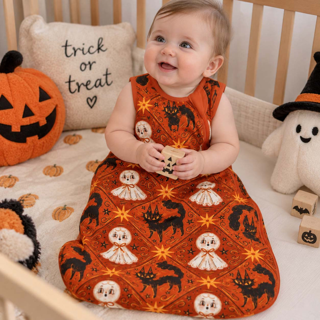 Vintage Ghost Night Bamboo Sleep Bag