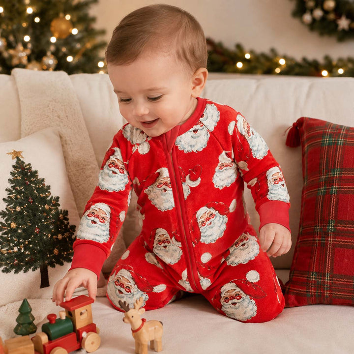 Vintage Jolly Santa Bamboo Convertible Zippy
