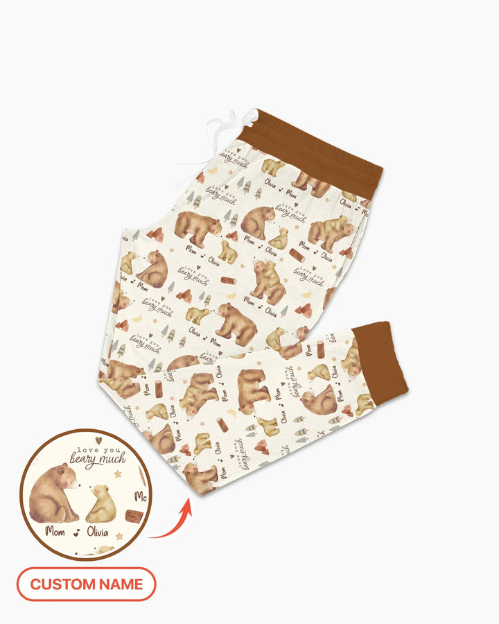 Love You Beary Much Mommy & Me Matching Bamboo Women Pajama Set