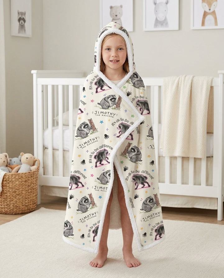 It's Okay to be Jimothy Bamboo Wearable Hooded Blanket