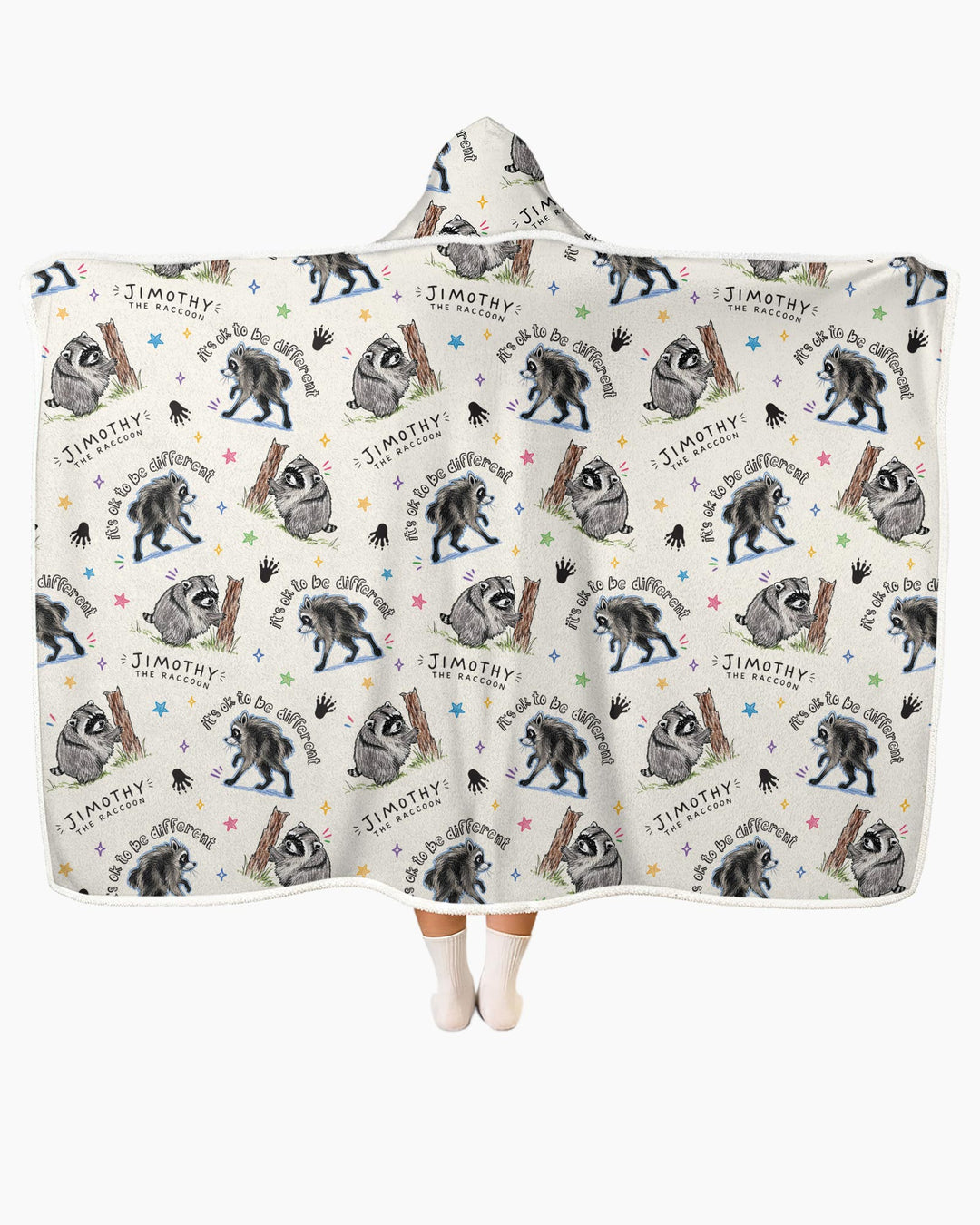 It's Okay to be Jimothy Bamboo Wearable Hooded Blanket