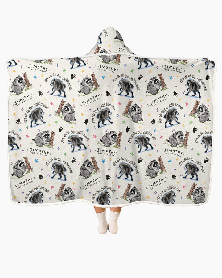 It's Okay to be Jimothy Bamboo Wearable Hooded Blanket