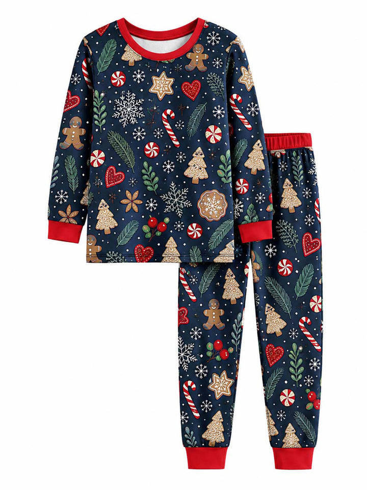 Winter Gingerbread Sweets Bamboo Men's Pajama Set