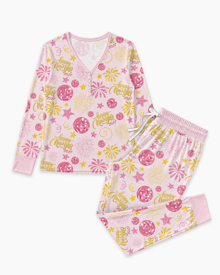 New Year's Eve Celebration 2027  Bamboo Women Pajama Set