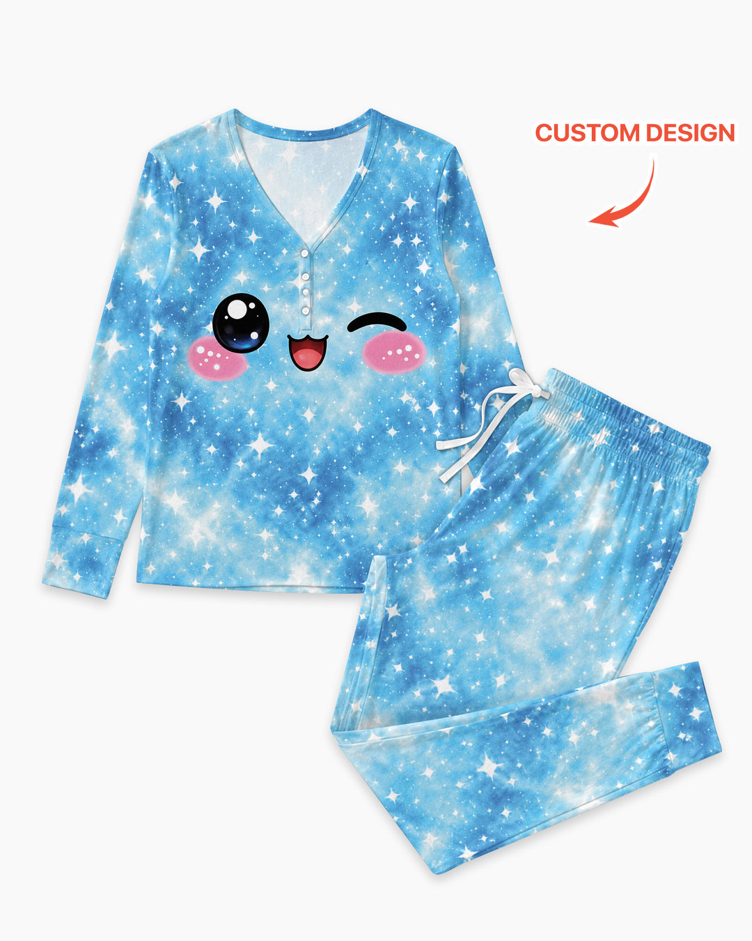 Matching Squishy Dumplings Costume Bamboo Women Pajama Set