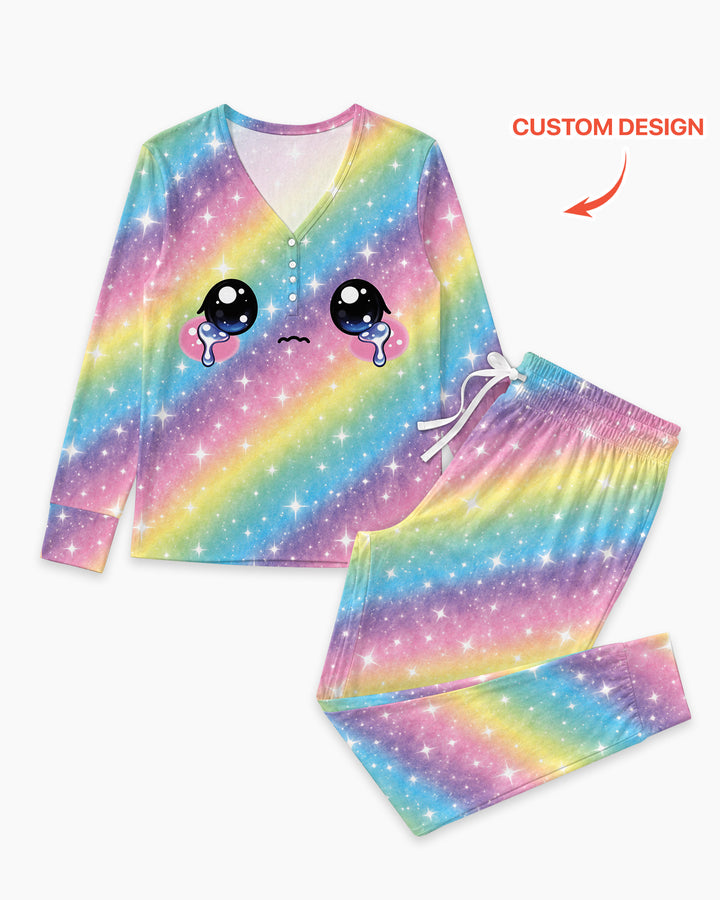 Matching Squishy Dumplings Costume Bamboo Women Pajama Set