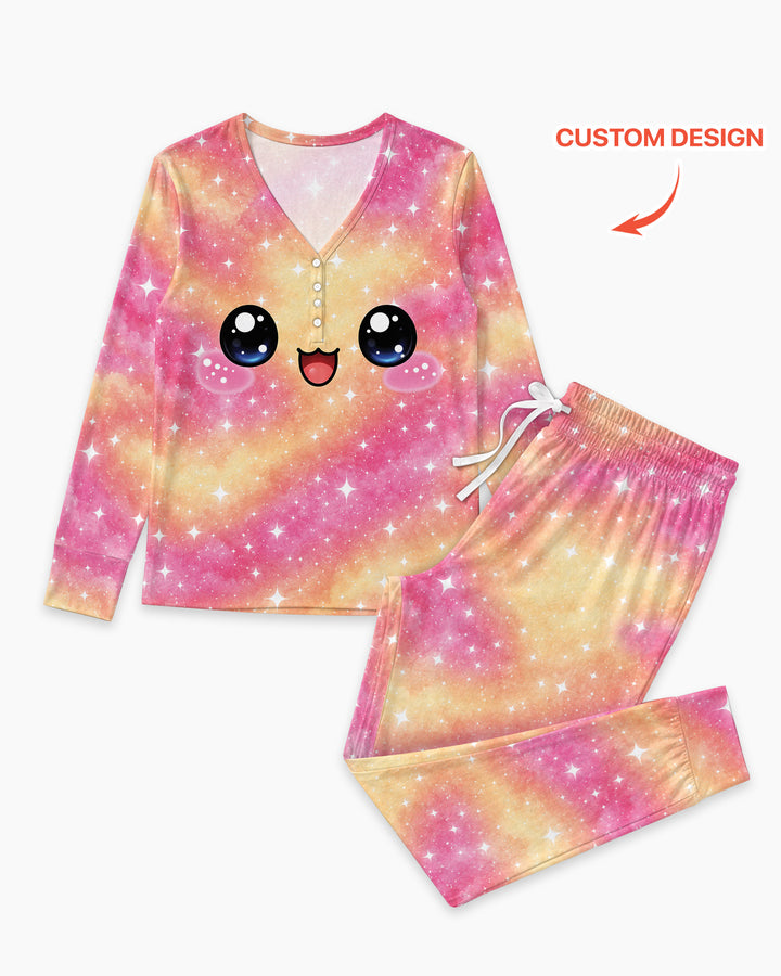 Matching Squishy Dumplings Costume Bamboo Women Pajama Set