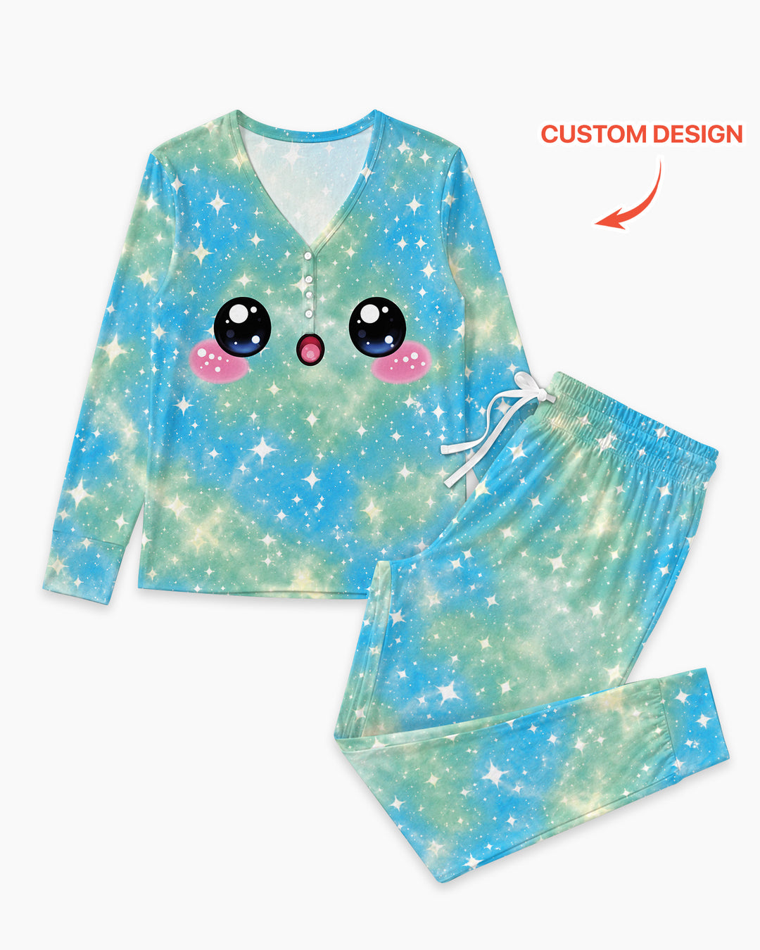 Matching Squishy Dumplings Costume Bamboo Women Pajama Set