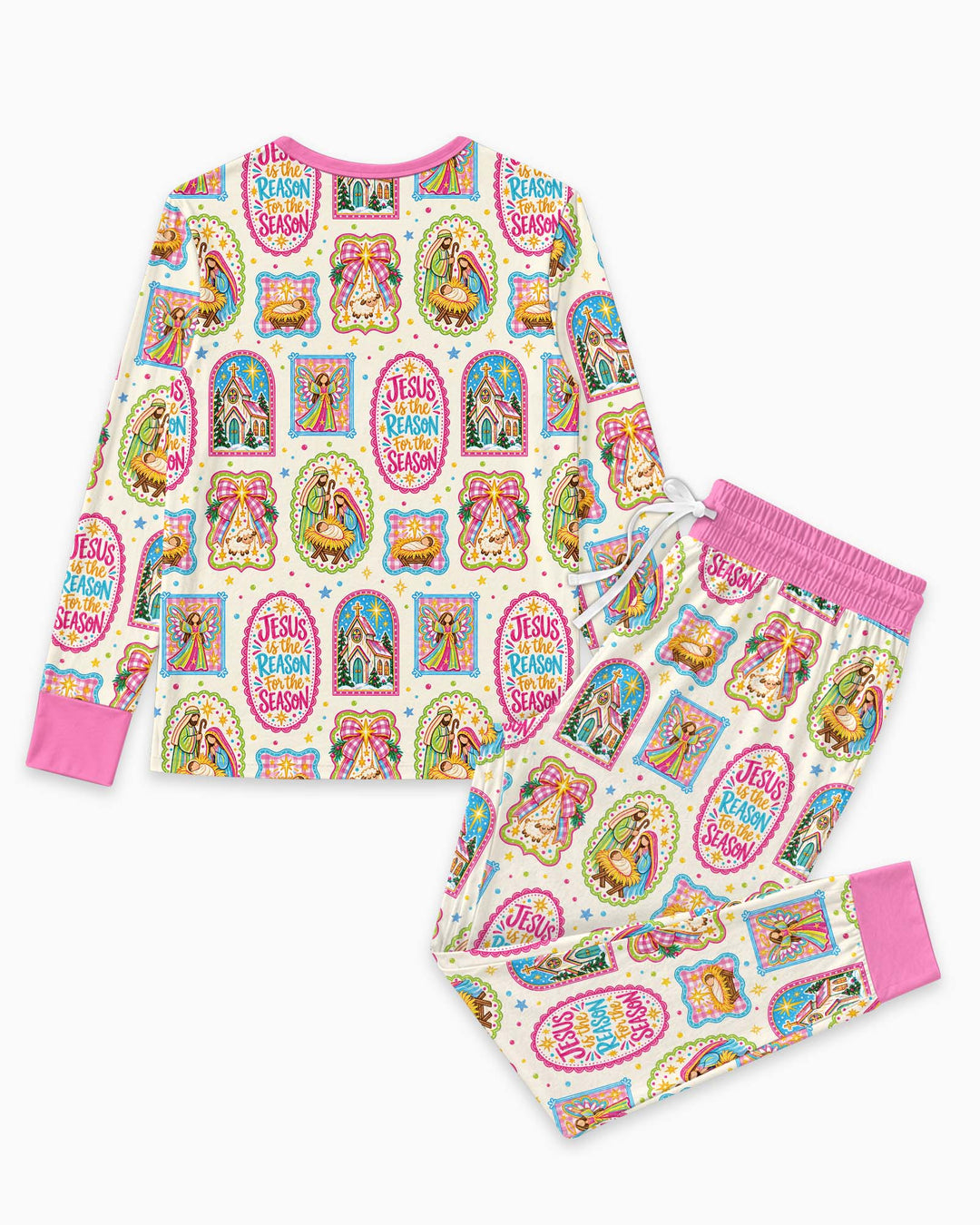 Nativity Jesus Is The Reason Bamboo Women Pajama Set