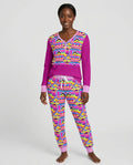 Kente Vibes Family Matching Bamboo Women Pajama Set