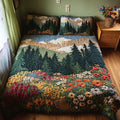 Woodland Bloom Bamboo Quilt Bedding Set