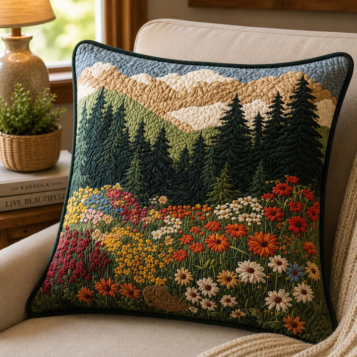 Woodland Bloom Bamboo Quilt Pillow Case