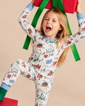 The North Pole Map Bamboo Two Piece Long Sleeve Pajama Set