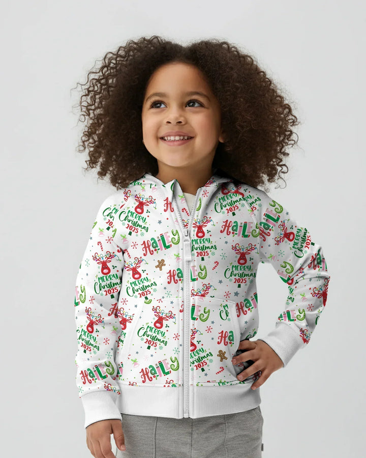 Custom Name "Whimsical Little Things" Bamboo Zip Hoodie