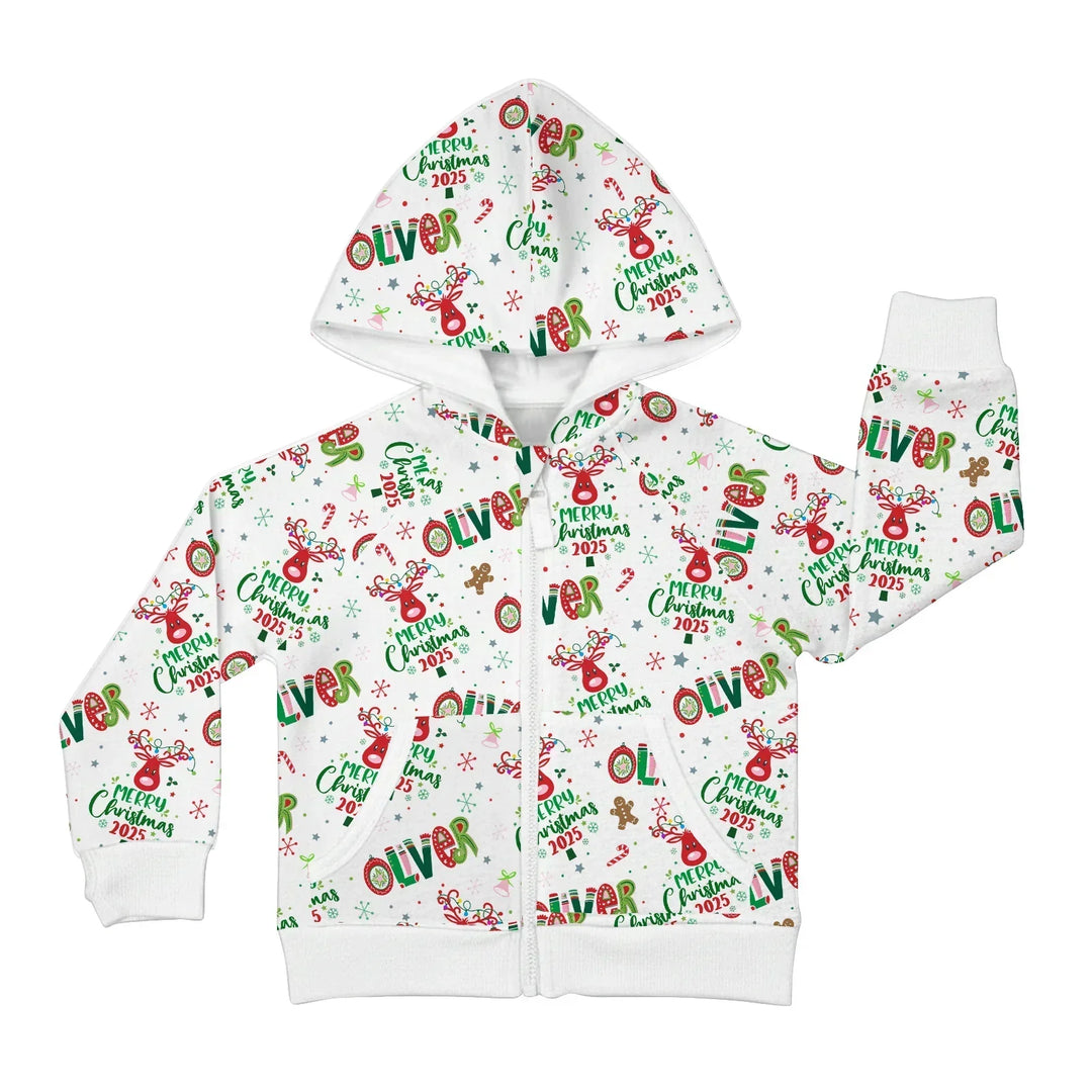 Custom Name "Whimsical Little Things" Bamboo Zip Hoodie
