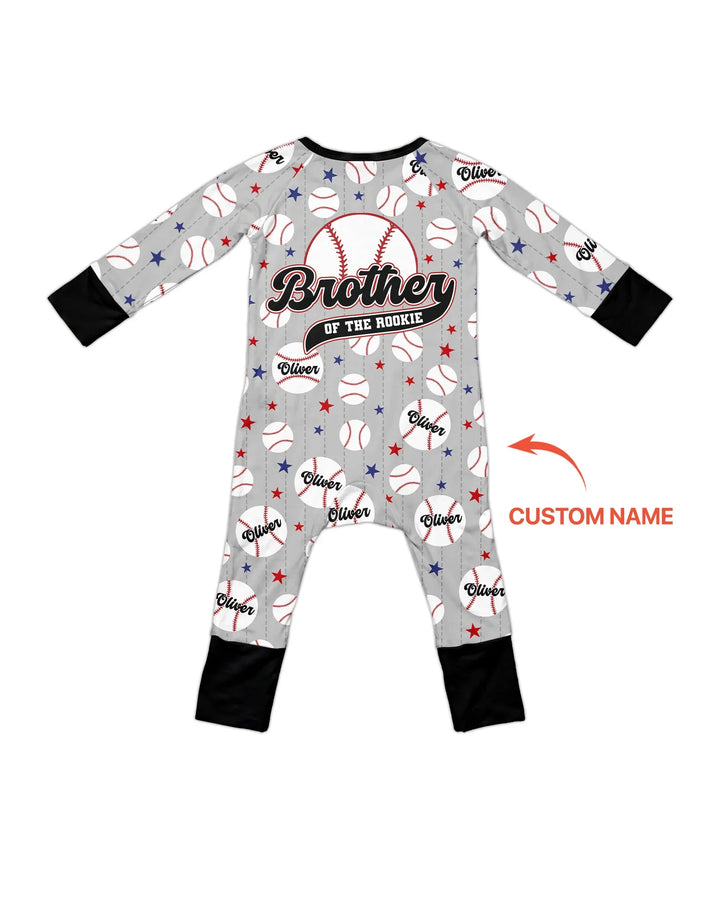 Custom Name Rookie of The Year Matching Bamboo Convertible Zippy